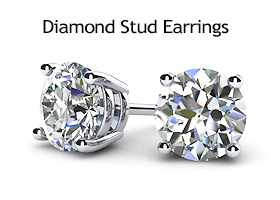 Diamond Stud Earrings